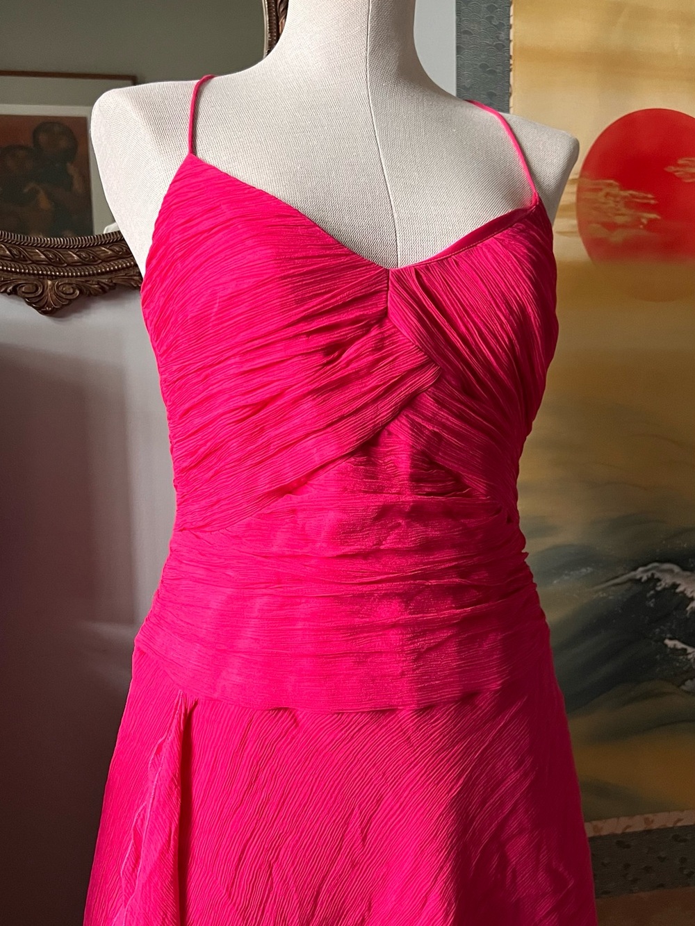 Le chateau Silla Hot Pink Evening Dress